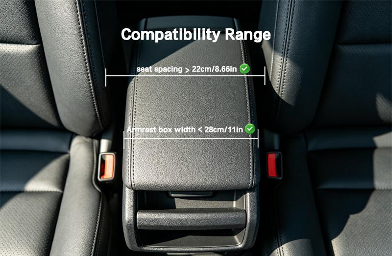 Car Armrest Cushion,5-in-1 Center Console Cover with 2 Storage Bags Cup Holder, Tissue Box Slot, Phone Slot for Sedans, Car Accessories Interior Organizers, fathersdaygift Car Armrest Cushion,5-in-1 Center Console Cover with 2 Storage Bags Cup Holder, Tissue Box Slot, Phone Slot for Sedans, Car Accessories Interior Organizers, fathersdaygift