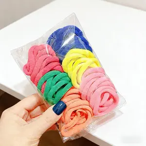 Women's Hair Ties No Crease, High Elasticity Gentle Ponytail Holders, Strong Stretch No Damage Hair Bands, Soft Everyday Hair Accessories.