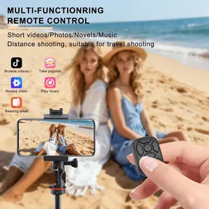 2pcs for Tiktok Wireless Scroll Ring - Wireless Remote Control for Iphone, Ipad, And Android, Fingertip Wireless Controller with Camera Shutter, Perfect for Tiktok Video And Music Playback, Multi-Combination 1pc., with USB Data Cable