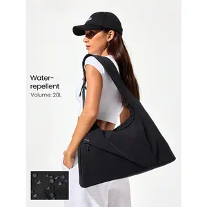 GLOWMODE 20L Water-Repellent Magnetic Strap Zipper Pocket Adjustable Reflective Shoulder Bag Daily Casual