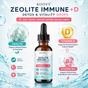 KOOVS LingoLeap Speech Learning Natural Supplement for Kids - Zeolite Drops with B Vitamins, Premium Health & Nutrition Support