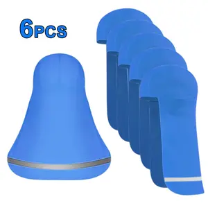 6 Pieces Hard Hat Sun Shade Cooling Skull Cap Neck Shade Sun Protector Unisex Quick-Dry Fabric for Spring Summer Outdoor Activities Construction Fishing