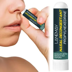 Nasal Decongestant for Rapid Relief of Stuffy Nose and Sinus Pressure, Portable Medication Vapor Inhaler for Adults