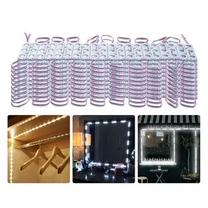 VEVOR 200PCS LED Storefront Lights,  , 108 ft DC 12V, LED Module Lights, 5730 SMD 3-LED 1.5W Window Lights with Tape Adhesive Backside, for Business Store Window Advertising Letter Signs, IP68 Waterproof