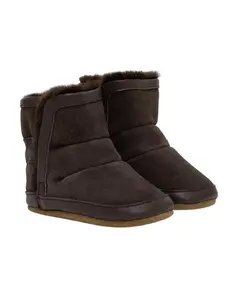 Cozy Cuff Soft Sole Boots Brown