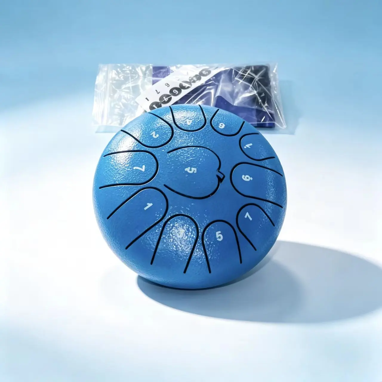 Portable 6 Inch Handpan Tank Drum 11-Notes with Bag & Stickers Beginner Musical Instrument Gift for Kids Adults