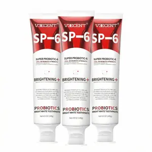 Veecent SP-6 Toothpaste | Probiotic Oral Care for Enamel Repair & Long-Lasting Fresh Breath | 4.9oz Veecent SP-6 Toothpaste | Probiotic Oral Care for Enamel Repair & Long-Lasting Fresh Breath | 4.9oz
