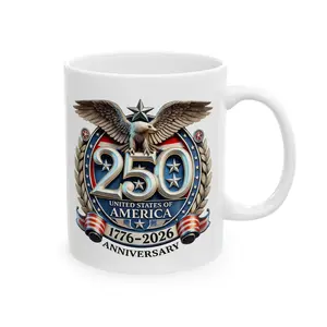 11oz/15oz Ceramic Coffee Mugs - Non-Toxic Lead-Free, Washable Reusable, Customizable Printed Classic Kitchen Drinkware, Colorful Ceramic Mugs for Father’s Day Gift