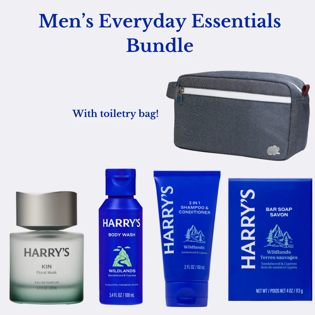 Harry's Men's Everyday Essentials Bundle- Gifts for Men, Back to School