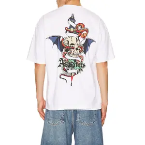 ALLSAINTS Blade Crew Tee in Optic White