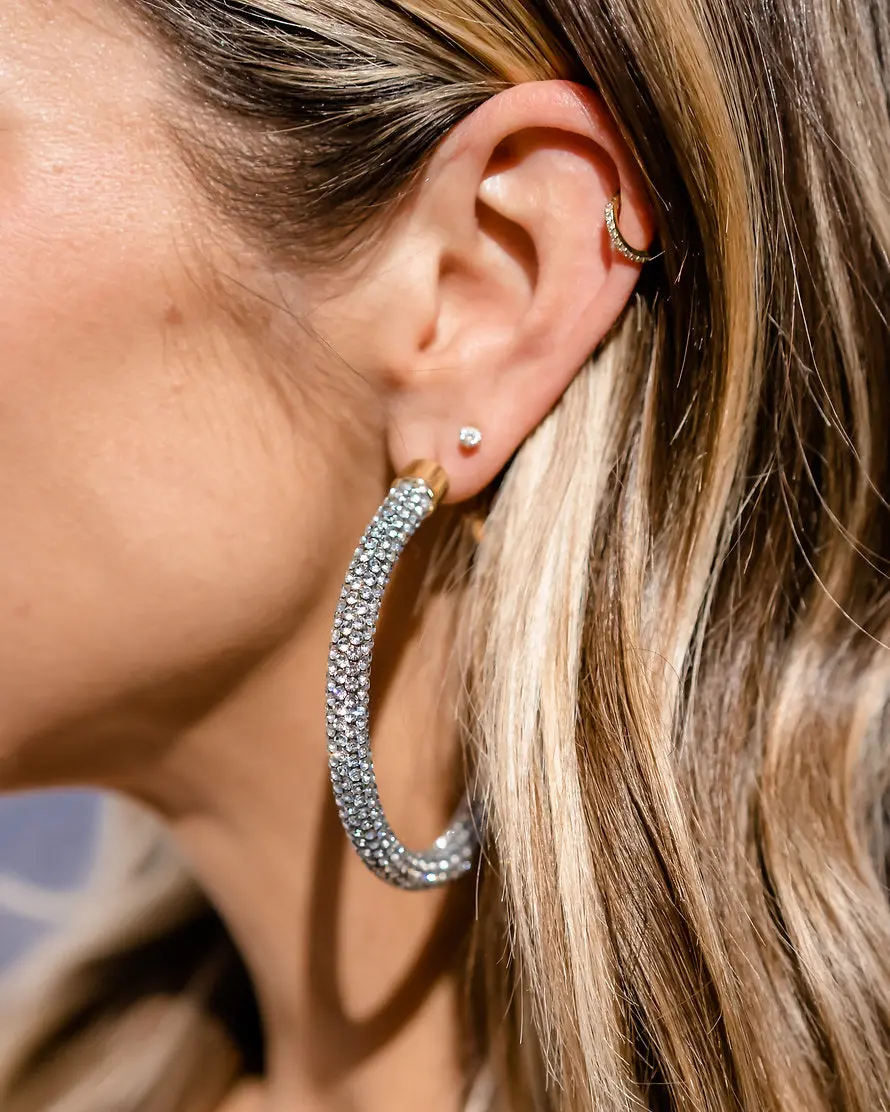 Magnum Hoops - Crystal