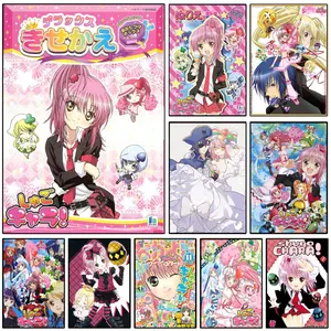 Anime s-Shugo Chara-s Poster Anime Design Sticky Wall Art Printing Waterproof Modern Aesthetic Home Living Bedroom Decor Trendy Room Decoration Gift Durable High Quality