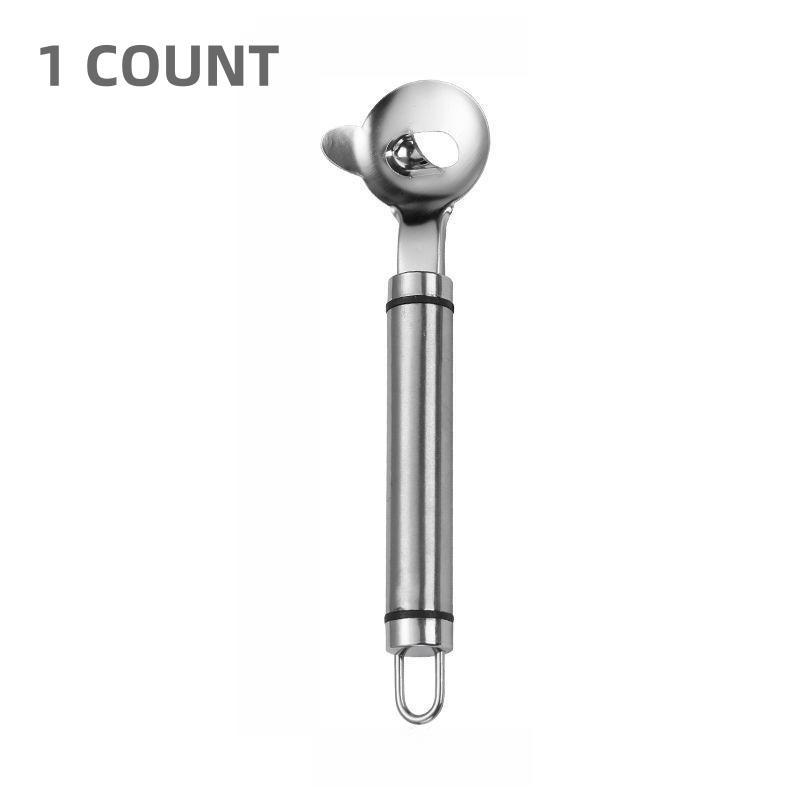 Stainless Steel Peeler -Multi-Purpose KitchenTools, Cactus Peeler, Noodle Cutter & Scoop,Durable & Easy-Grip Handles