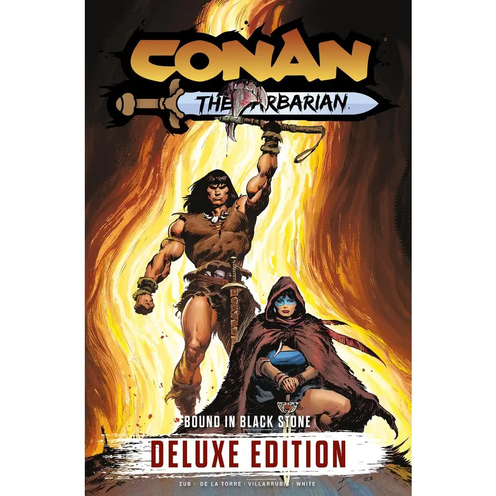 USED-Conan the Barbarian Vol. 1: Bound in Black Stone Deluxe Edition by Zub, Jim (Hardcover)