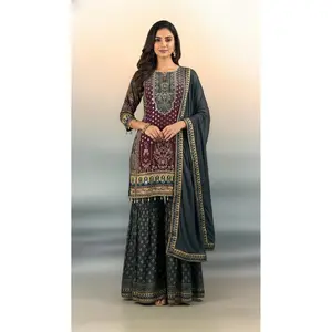 Rajwadi Print Gharara Set