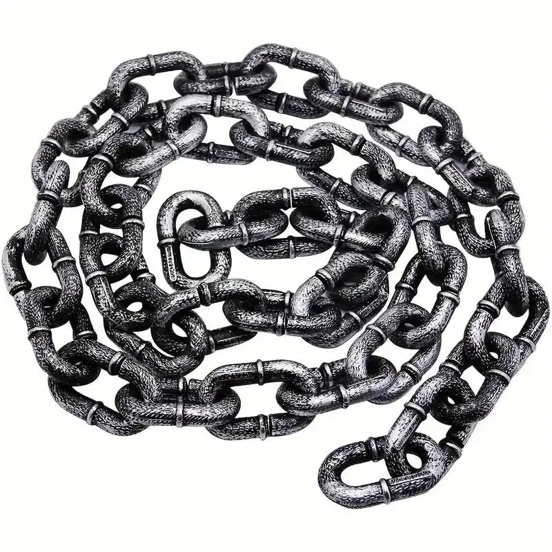 Classic Halloween Plastic Chain Prop, Spooky Costume Accessory, Haunted House Decoration, Perfect for Party Decorations & Themes
