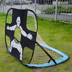 Portable Foldable Soccer Goal Net, Indoor Outdoor Training Equipment, Durable Design, Fun for Adults Kids Backyard Playground Use