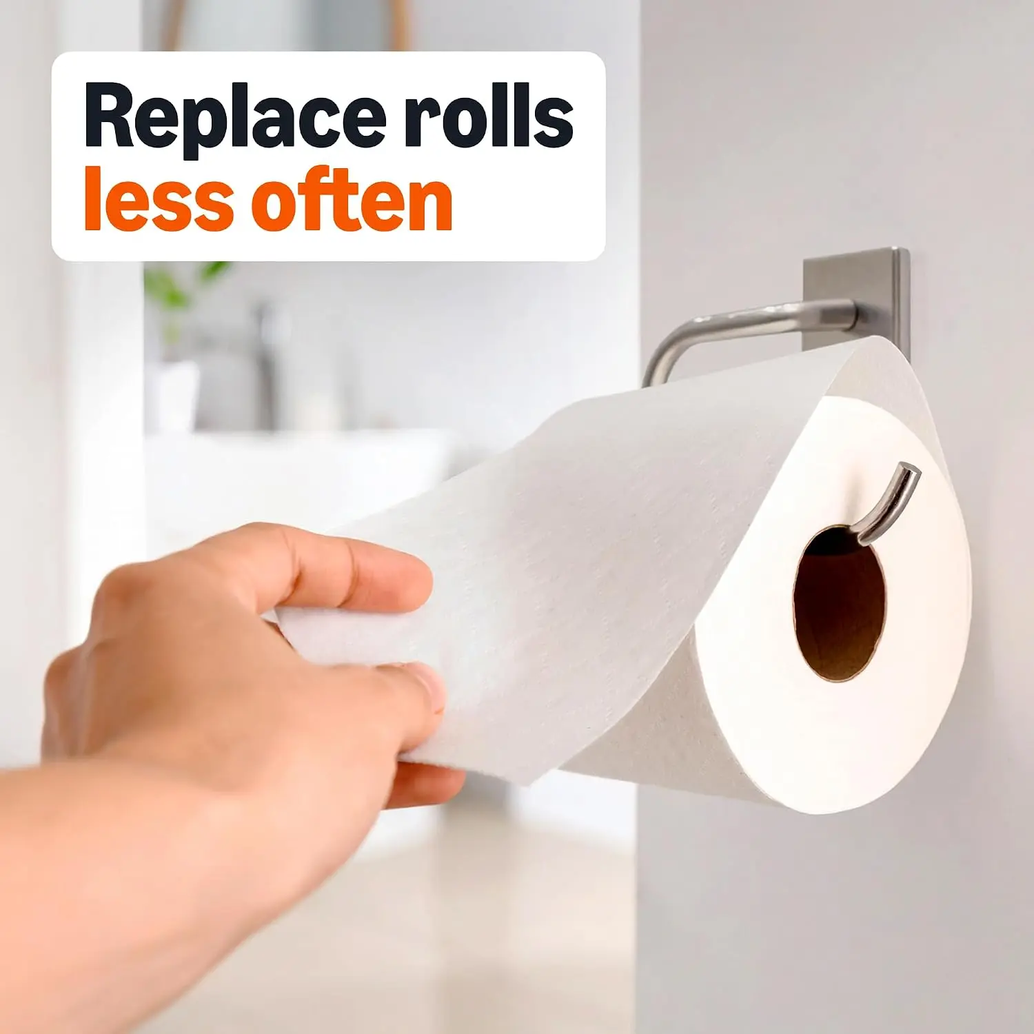 Amazon Basics 1000 Sheet 1-Ply Bath Tissue, 8 Rolls, Septic Safe