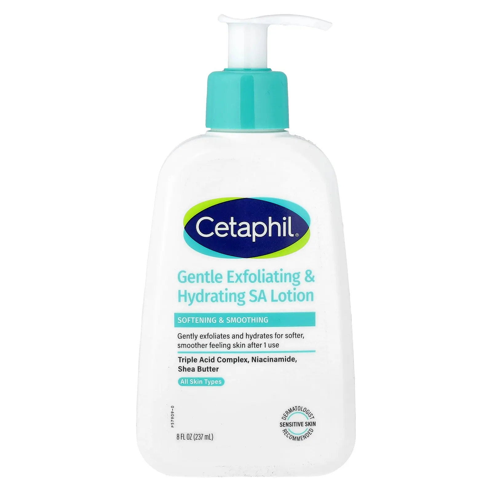 Cetaphil Gentle Exfoliating & Hydrating SA Lotion, All Skin Types, 8 fl oz (237 ml)