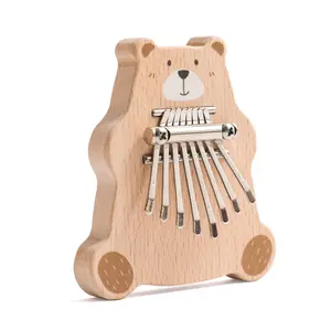 Orff Baby Early Educational Toy, Mini Bear Wooden Xylophone for Interest Cultivation & Rhythm Perception