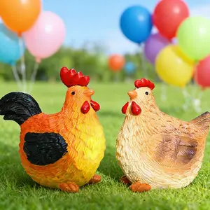 Easter Chick Resin Craft Set, Indoor Outdoor Decorative Ornament, Perfect Easter Gift, Durable & Stylish Design, Ideal for Home Decoration