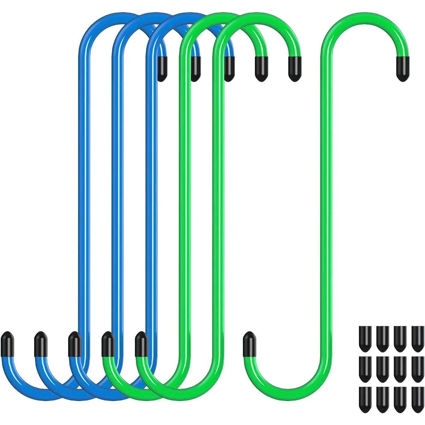 6 count  Caliper Hangers  Caliper Hooks with Rubber Tips Automotive Tool for Braking, Bearing, Axle and Suspension Work