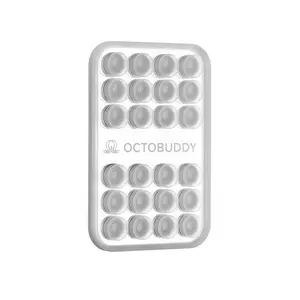 OCTOBUDDY Mirror Original Phone Mount – Stick-On Mirror Attachment for Hands-Free Filming, Get-Ready Content & Daily Use, Perfect for Selfies & Videos