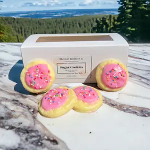 Sugar Cookie Wax Melts | Soy Wax Melt | Mini Iced Sugar Cookie Gift Candle Made-To-Order