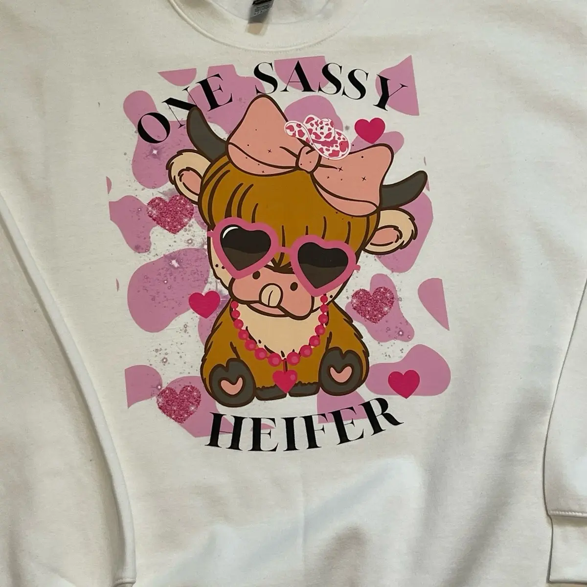 Highland cow sweater