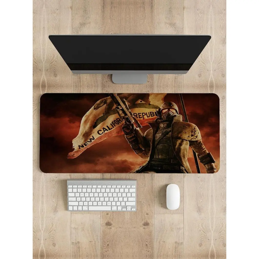 Fallout New Vegas Mouse Pad Different sizes Personalized Printing Gaming Mouse Pad Customized Mouse Pad Game, Anime, Desk Mat