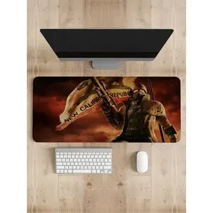 Fallout New Vegas Mouse Pad Different sizes Personalized Printing Gaming Mouse Pad Customized Mouse Pad Game, Anime, Desk Mat