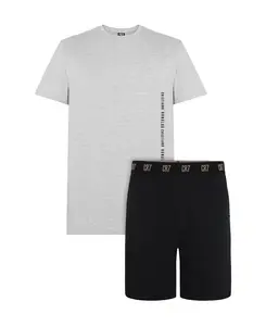 CR7 Men's Loungewear Set- Shorts, Short Sleeve with Gift Box