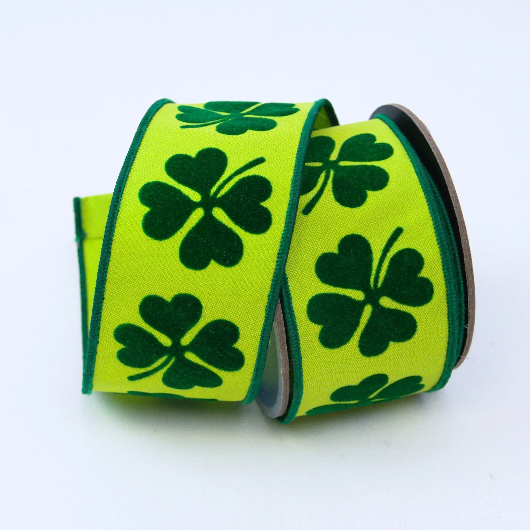 Giant Shamrock on Green Ribbon, 2.5"X10YD