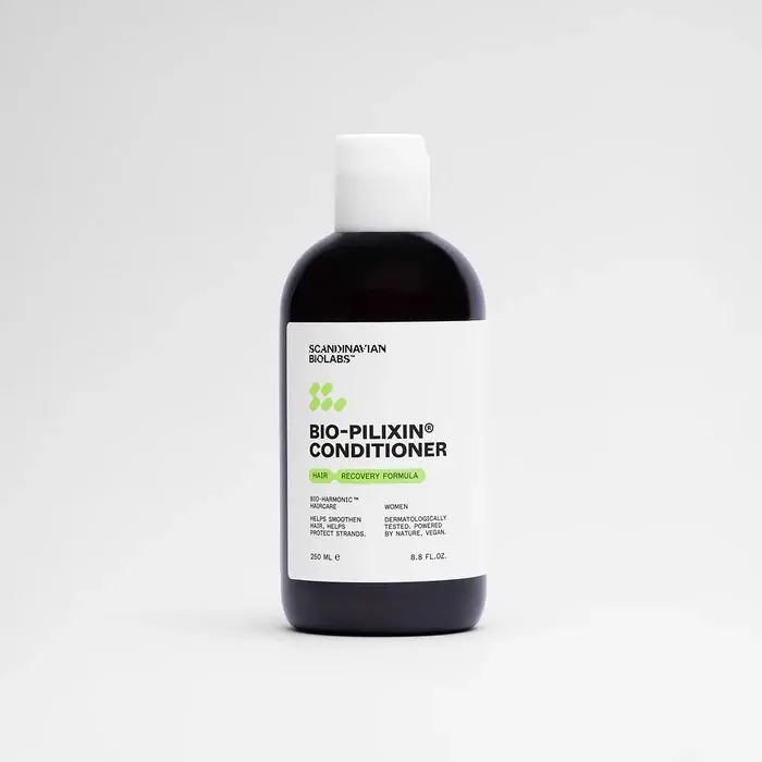 Scandinavian Biolabs Bio-Pilixin Conditioner For Women Prevents Split Damaged Ends Restores Weak Hair Supports Scalp Vitality Made in Denmark 250 mL 8.8 Oz