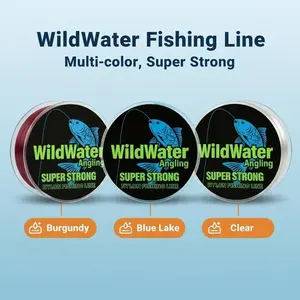 Invisible Nylon Fishing Line 100m, Super Strong, Carbon Coated Low Visibility Design, Ideal for Ice Fishing, Fly Fishing, and Full Water Body Fishing