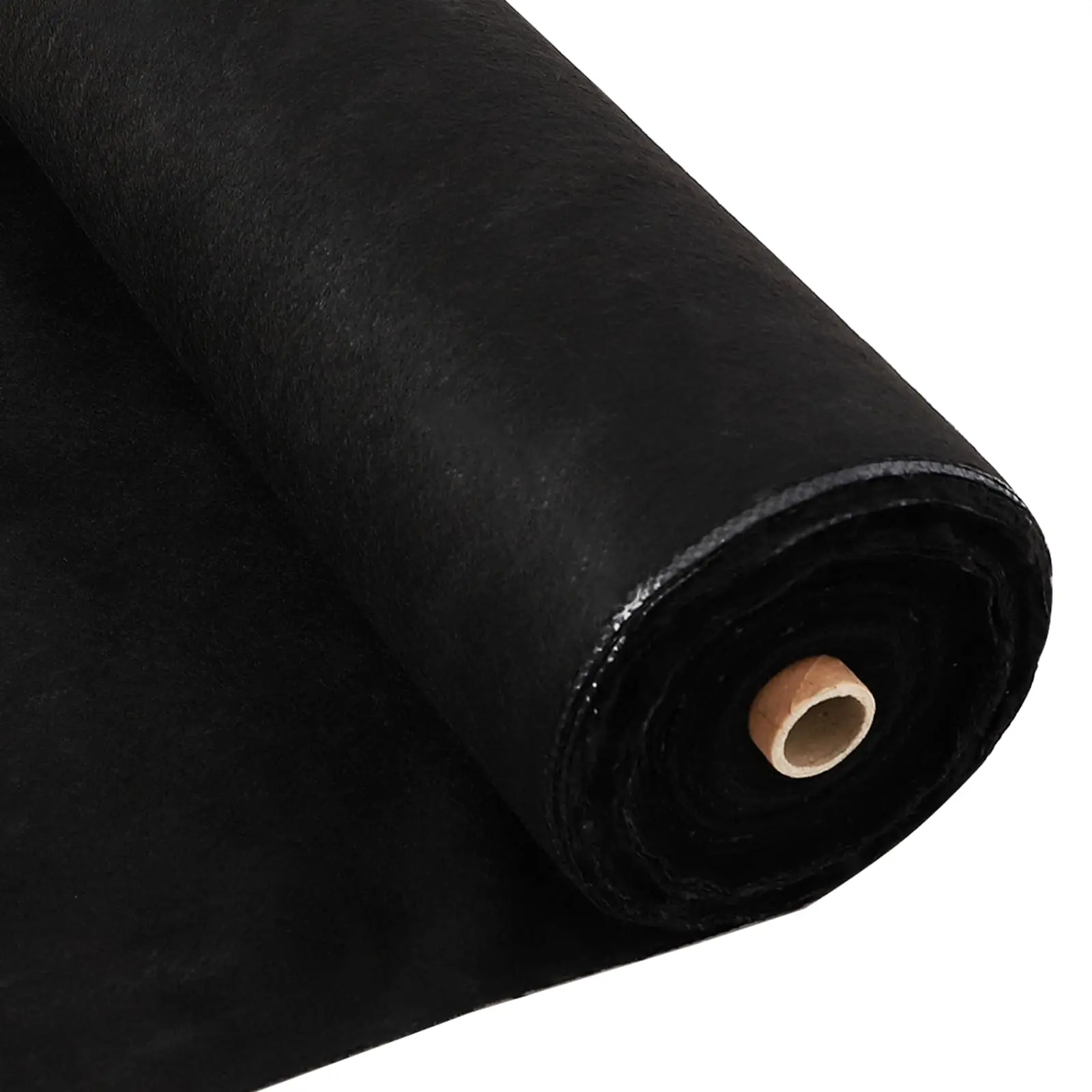 Gaomon Polypropylene Woven Fabric Weed Barrier Roll - 5x300 ft, 5 oz, 98.7% Opaque Light Blocking, High Permeability Outdoor Ground Cover Mat, Easy Install, Prevents Weed Seeds, Keeps Soil Retaining Humidity, Increases Garden Bed Productivity