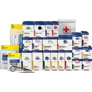 PRO-SAFE Smartcompliance Refill Kit - 241-Piece, 50-Person Capacity, 11" Wide x 17" Deep x 2.5" High, No Container Included, Model PS-90613
