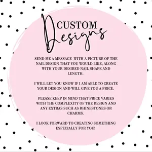 Custom press on nails