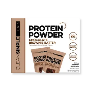Protein Powder: Brownie Batter (10 Single Serving Stick Packs)