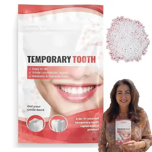 Moldable Thermoplastic Beads for Teeth Repair, DIY Tooth Filling Thermal Beads, Realistic Durable Temporary Dental Repair Beads, Ideal for Chipped Cracked Teeth