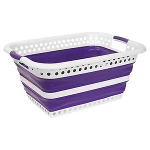 Joy Mangano Joy CleanBoss Collapsible Luxe & Sturdy Laundry Basket