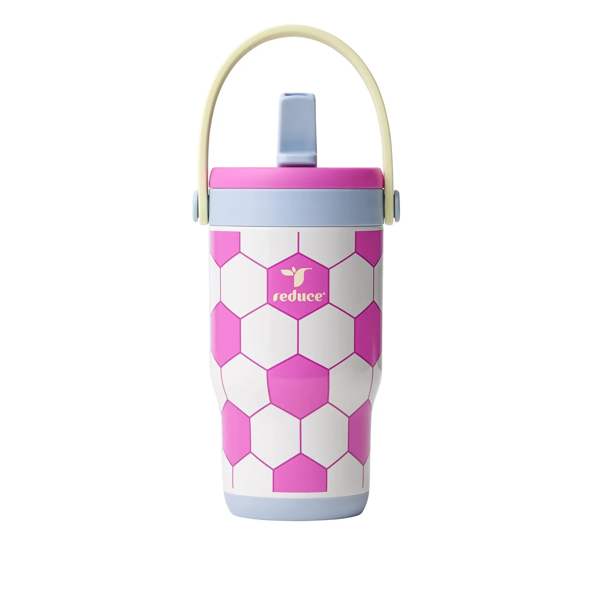 Reduce Chiller GO Kids Tumbler 14oz - Insulated Stainless Steel Water Bottle with Leak-Proof Lid & Flip-Up Straw | School & Travel