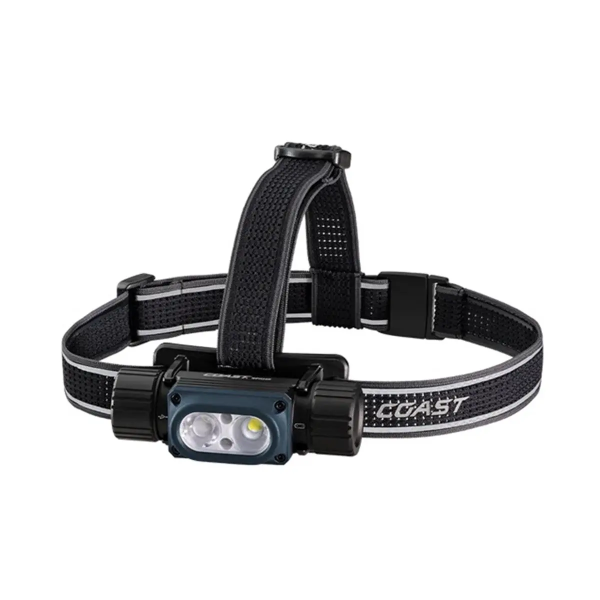 212 MAIN WPH34R LED Headlamp Rechargeable, Detachable Super Bright Flashlight with Silicone Strap, 2000 Lumens IP68 Waterproof Outdoor Lighting, COAST ZITHION-X Dual Power, Detachable Handheld Mode, Alkaline