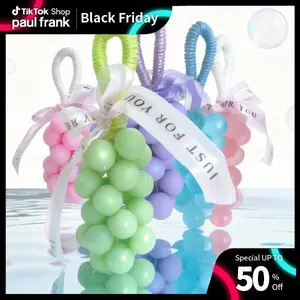 Paul Frank & Vireo Proro Grape Soap on a Rope – Handmade DIY Decorative Grape Soap, Natural and Gentle, Moisturizing and Cleansing, Long-Lasting Fresh Scent, Perfect for Home Décor and Bathroom, Aesthetic & Creative Christmas Gift