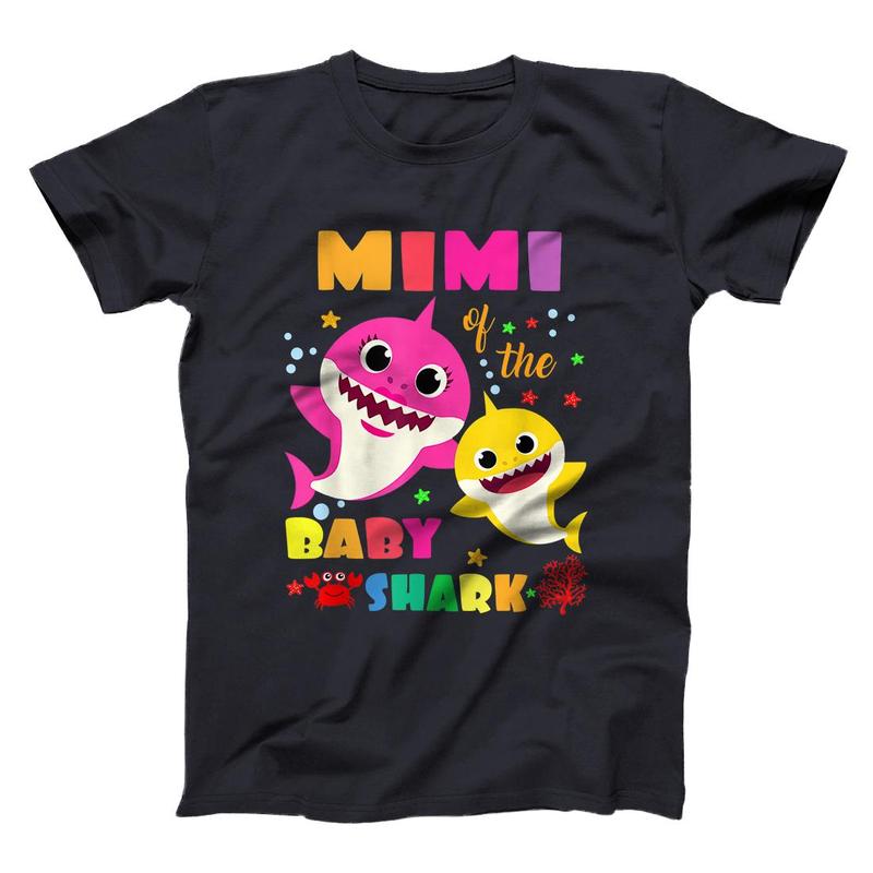 Mimi Of The Baby Shark Birthday Mimi Shark  T-Shirt, Sweatshirt, Hoodie