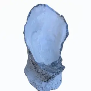 Silver + White Metallic Oyster Trinket Dish | Coastal Decor | Beach and Ocean themed Jewelry Holder | Handmade Florida Keys Shell Art