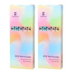 10pcs of quick-drying gel pens 0.7 mm, colorful and cute press-type office supplies, suitable for journals, health manuals, study, office supplies, and back-to-school gifts