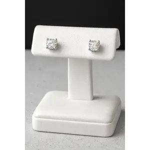 💎 Sterling Silver .25CT Moissanite Push Back Stud Earrings Everyday shine. Locked in luxury.