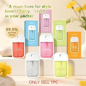 45ml Travel-Sized No-Rinse Hand Sanitizer Spray | Antibacterial Disinfectant Hand Spray | Portable Fresh Scent | Home & On-the-Go Germ Protection | Fast-Acting Antiseptic Hand Sanitizer