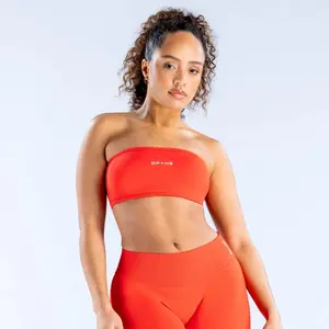 DFYNE Backless Bandeau - Seamless shaping design, hip-lifting design, suitable for yoga, fitness, cycling, hiking, running, sports, outdoor leisure and other occasions.
